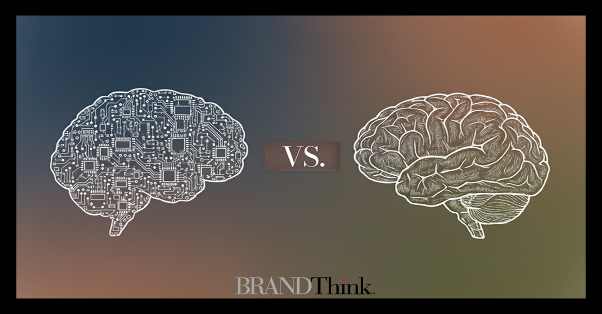 The human brain vs. AI. Human. wins